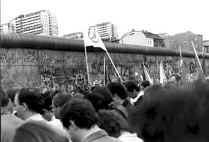 East Germans earned their freedom with the collapse of the 96-mile concrete barrier