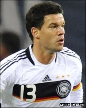 Ballack captained Germany to the World Cup semi-finals in 2010.