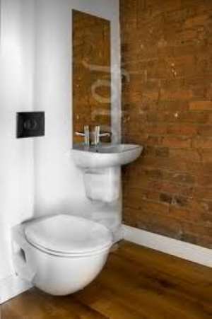No toilet at Osamkrom Prison Camp