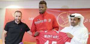 Ghanaian striker Mohammed Muntari has joined Lekhwiya