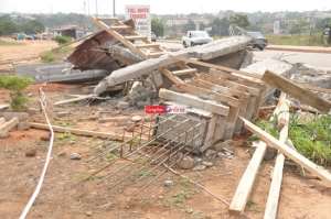 Legon toll booth pulled down by National Security operatives