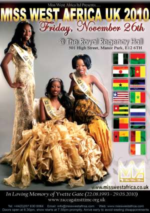 Miss West Africa UK 2010 Flier