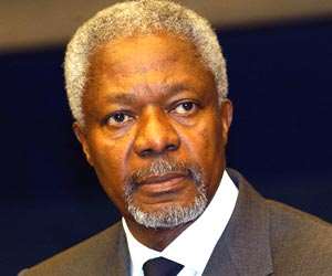 Kofi Annan to speak on credible, peaceful elections