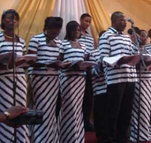 The Harmonious Chorale on stage