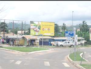 The MTN billboard with the health safety tips.