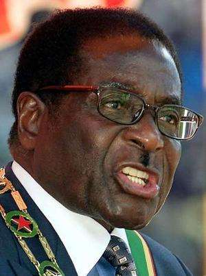 Zimbabwean president Robert Mugabe