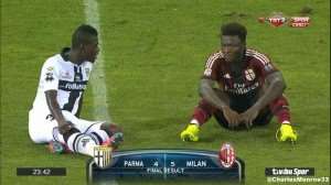 Muntari shines for AC Milan in nine-goal riveting victory over Acquah's Parma