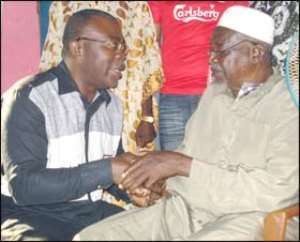 Asabee consoling MKK's father last Saturday
