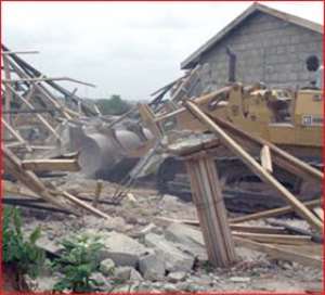 250 Houses Razed Down