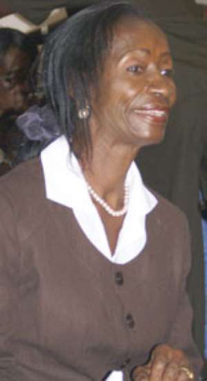 Minister of Environment, Science and Technology, Ms. Sherry Ayittey