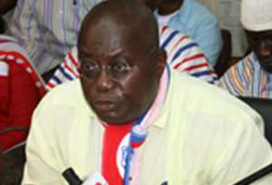 2008 presidential candidate of the New Patriotic Party, Nana Akufo-Addo