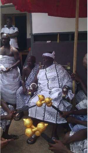 Nana Asafoakwaa Agyei Tabi Sitting In State