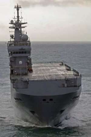 French Navy Ship “Mistral” visits Ghana July