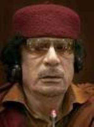 President Gaddafi criticises UN structure