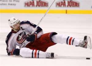 Hockey: Rick Nash suffers from injury