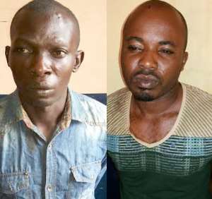 Two Nigerians Arrested For Stealing