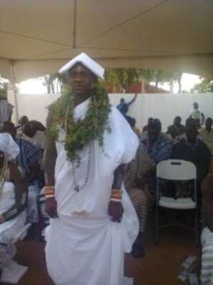 New Appolonia Chief Swears Allegiance To Kpone Mantse