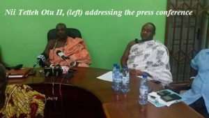 Youth Warn Registrar Not To  Meddle In Kpone Land Issues But Kpone Mantse Says Accusation Is Ill-Timed