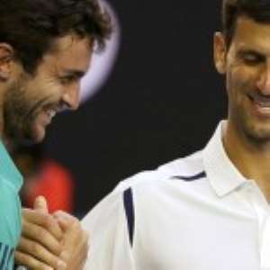Novak Djokovic Beats Gilles Simon In Last 16