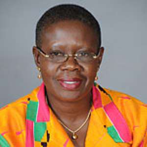 Out-going Minister of Youth and Sports, Ms Akua Sena Dansua