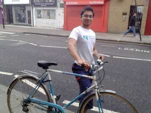 East Londoner Rides For Peter Tatchell Foundation