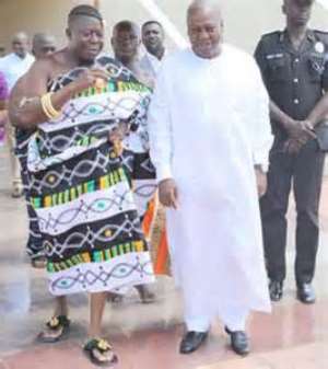 Stop! Look! Listen! -Otumfuo Advises Ghanaians