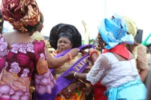 PHOTONEWS: Characters Sighted At State Burial Of Patience Jonathan Mother's