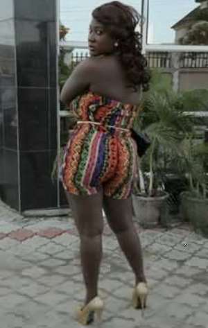 Mercy Johnson's Behind: Offside Or Not? (Picture)