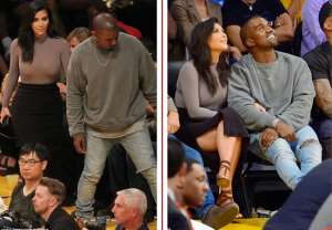 Photos: Kim K and Kanye West enjoy basketball date