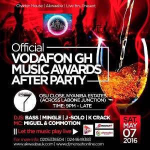 Charter House, Akwaaba And Live FM Present 2016 VGMA After Party