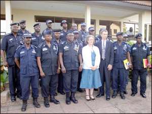 The participants in a photograph with DCOP Timbillah