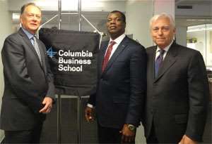 Prof. Murray Low (Left), Austin Okere (middle) and Clifford Schorer (right)