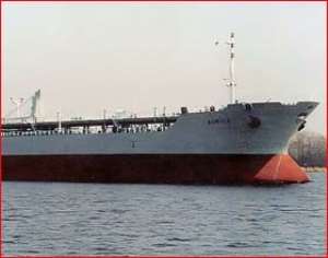 Oil Ship Chased Out From Nigeria