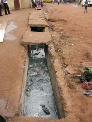Cholera Ghanas headache with open Sewers!