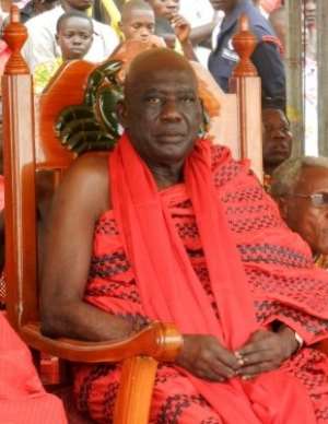 Paramount Chief of Cape Coast blesses Vice President Amissah-Arthur