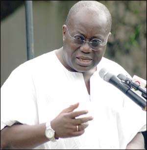 Nana Akufo Addo advises party members against voting skirt and blouse