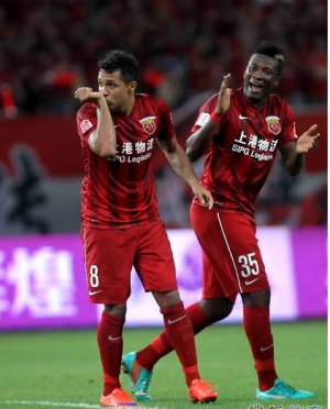 Goal without celebration: Gyan nets in SIPG FA Cup defeat