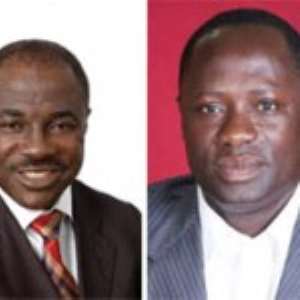 Energy of Minister, Dr. Joe Oteng Adjei & Dr Emmanuel Kofi Buah, Deputy Minister for Energy in-charge of Petroleum