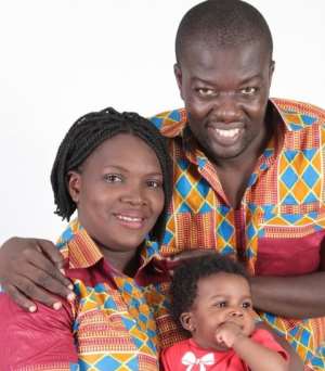 Chris with wife, Vivian and daughter