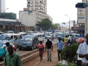 people on kampala street