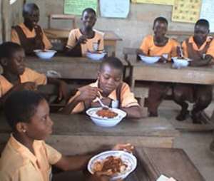 Ghana School Feeding Caterers Clash With MCE