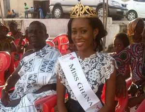 Durbar held in honour of Miss Ghana 2013 Nadia Ntanu
