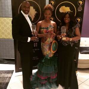 TV Personality Rachel Bakam Honoured Again At The African Achievers Award in South Africa (Photos)