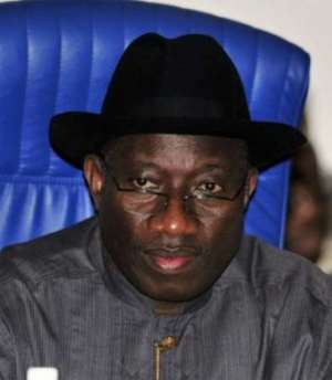 Nigerias President, Mr Goodluck Jonathan