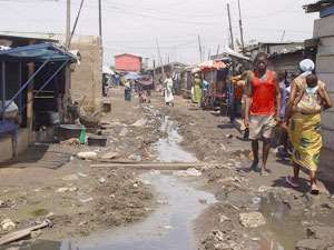 A example of a slum community