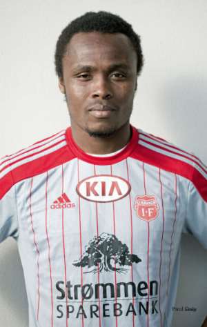 Paul Addo is on cloud nine at Norwegian side Bryne