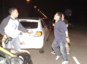 Image of the Day : Maradona attacks a reporter