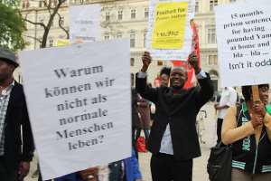The Protest Against 15 Months Unjust Imprisonment Of Pastor Joshua Esosa In Vienna, Austria - Global Reporters Vienna