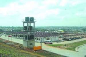An area view of the Achimota transport terminal