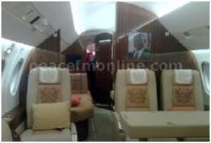 The newKufuor's presidential Jet is ready to fly.